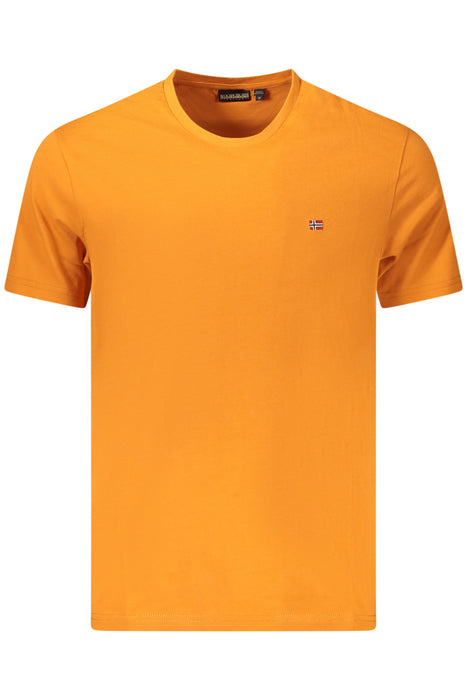 Napapijri Mens Short-Sleeve T-Shirt Orange