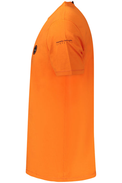 Napapijri Mens Short Sleeve T-Shirt Orange