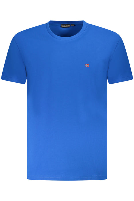 Napapijri Short Sleeve T-Shirt Men Blue
