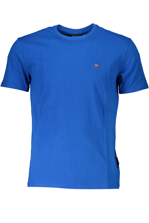 Napapijri Mens Short Sleeve T-Shirt Blue