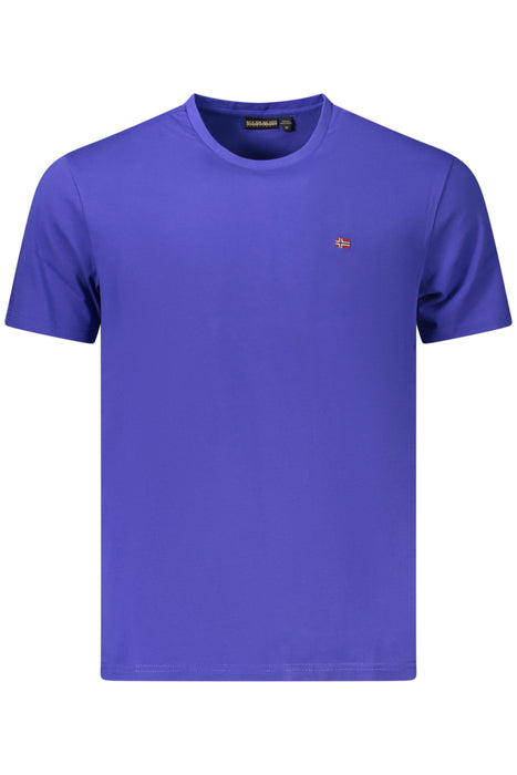 Napapijri Mens Short-Sleeved T-Shirt, Blue