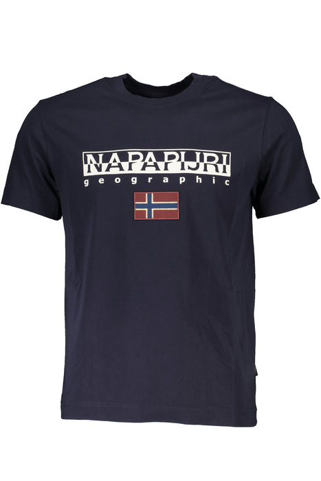Napapijri Mens Short Sleeve T-Shirt Blue