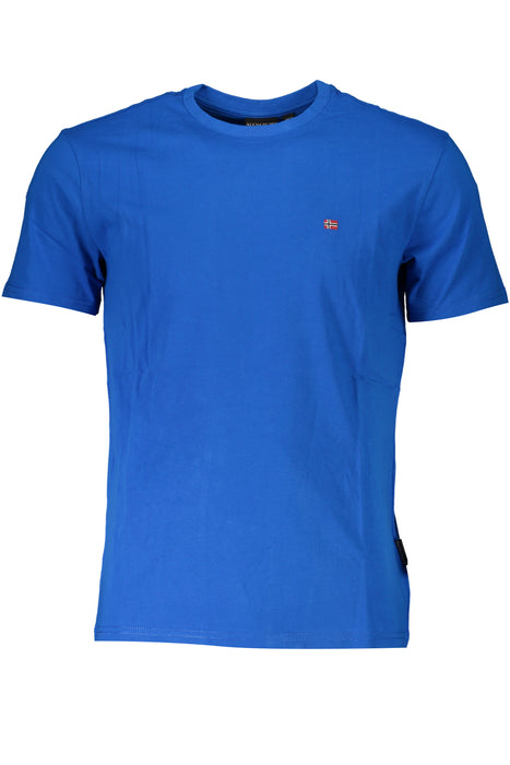 Napapijri Mens Short Sleeve T-Shirt Blue