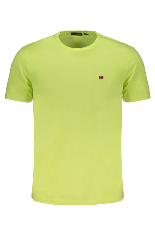 Napapijri Yellow Mens Short Sleeved T-Shirt