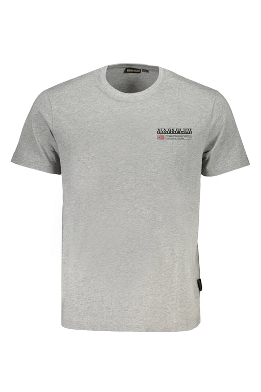 Napapijri Mens Short Sleeved T-Shirt Gray