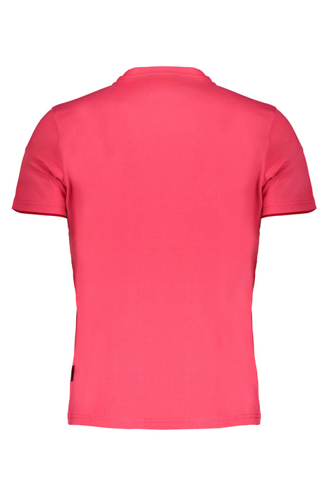 Napapijri Mens Short Sleeve T-Shirt Pink