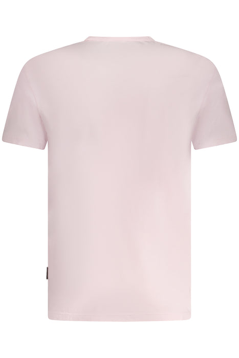 Napapijri Mens Short Sleeve T-Shirt Pink