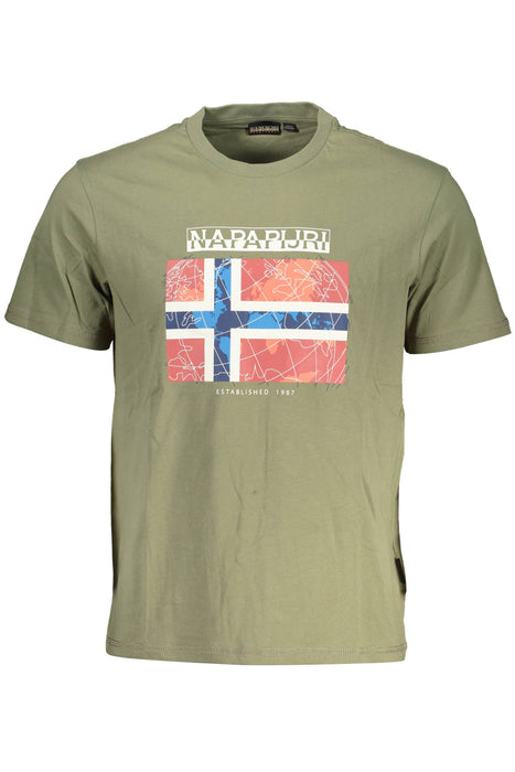 Napapijri Green Mens Short Sleeve T-Shirt
