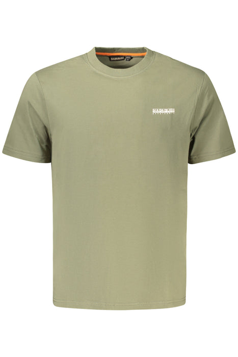 Napapijri Mens Short-Sleeved T-Shirt Green