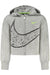 Nike Zipped Sweatshirt For Girls, Grey