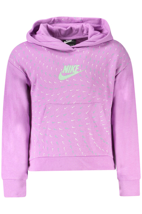 Nike Zipped Sweatshirt For Girls In Purple