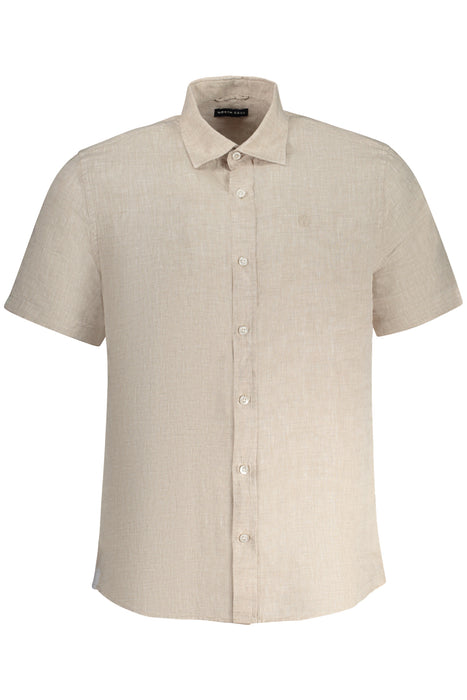 North Sails Short Sleeve Shirt Men Beige