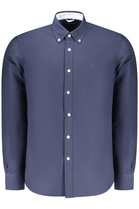 North Sails Mens Long-Sleeved Shirt, Blue