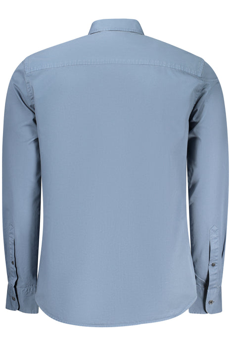 North Sails Mens Long-Sleeved Shirt, Blue