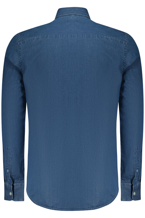 North Sails Mens Long-Sleeved Shirt, Blue