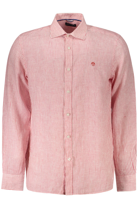 North Sails Mens Long Sleeve Shirt Red