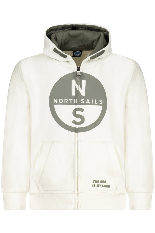 North Sails Children'S White Zip-Up Sweatshirt