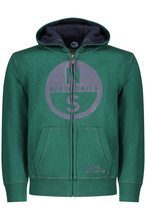 North Sails Children'S Green Zip-Up Sweatshirt