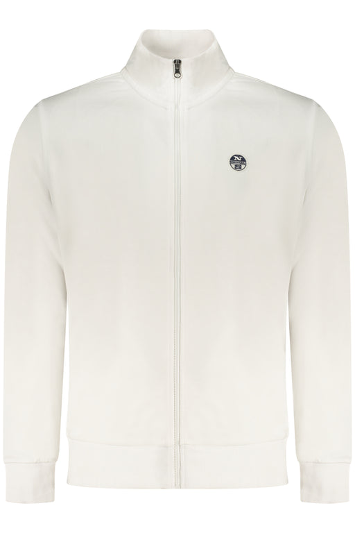 North Sails Mens White Zip-Up Sweatshirt