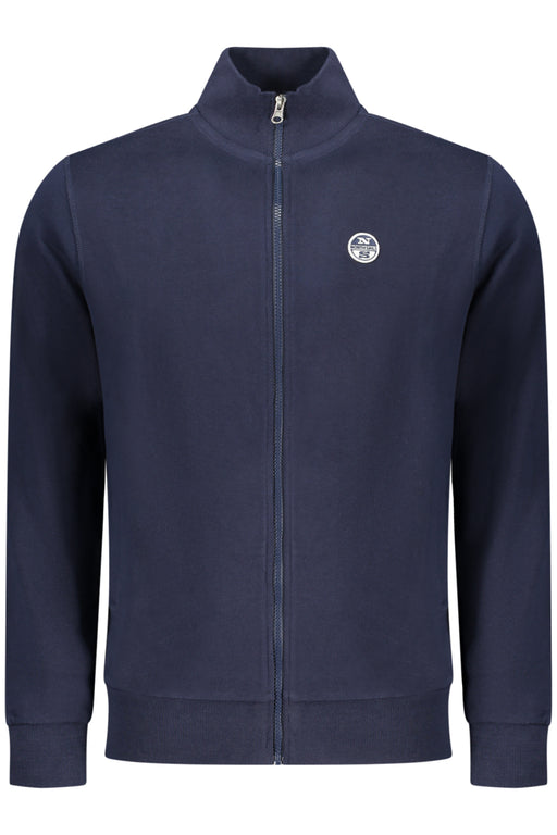 North Sails Mens Blue Zip-Up Sweatshirt