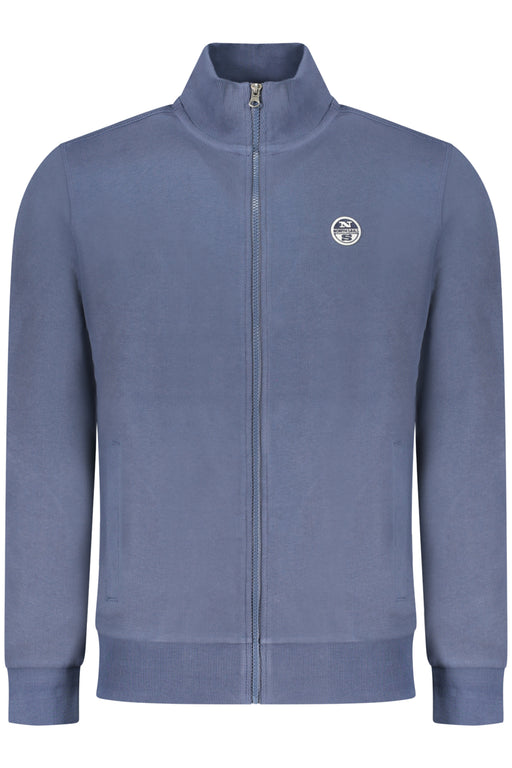 North Sails Mens Blue Zip-Up Sweatshirt