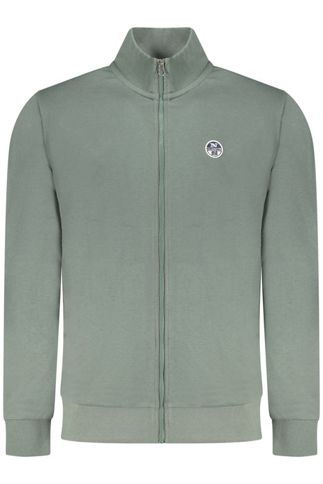 North Sails Mens Green Zip-Up Sweatshirt