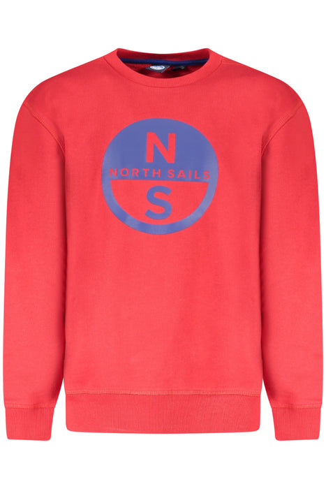 North Sails Red Children'S Zip-Less Sweatshirt