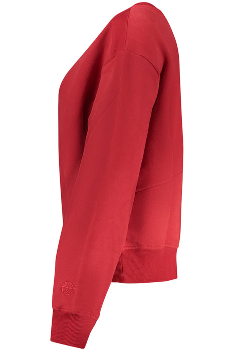 North Sails Womens Red Zip-Up Sweatshirt