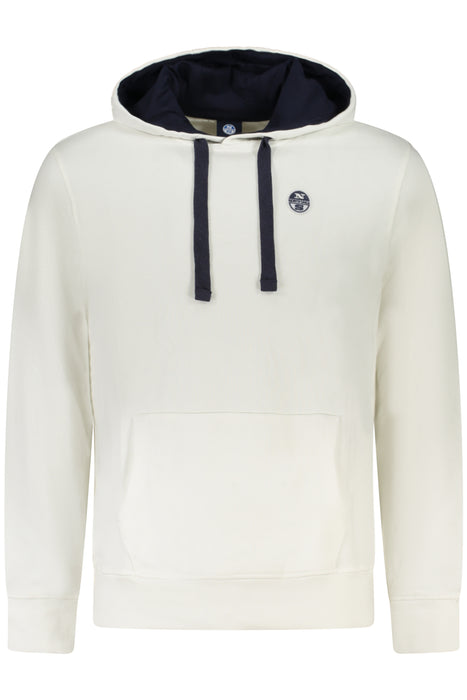 North Sails Mens Zip-Up Sweatshirt White