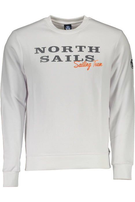 North Sails Mens Zip-Up Sweatshirt White