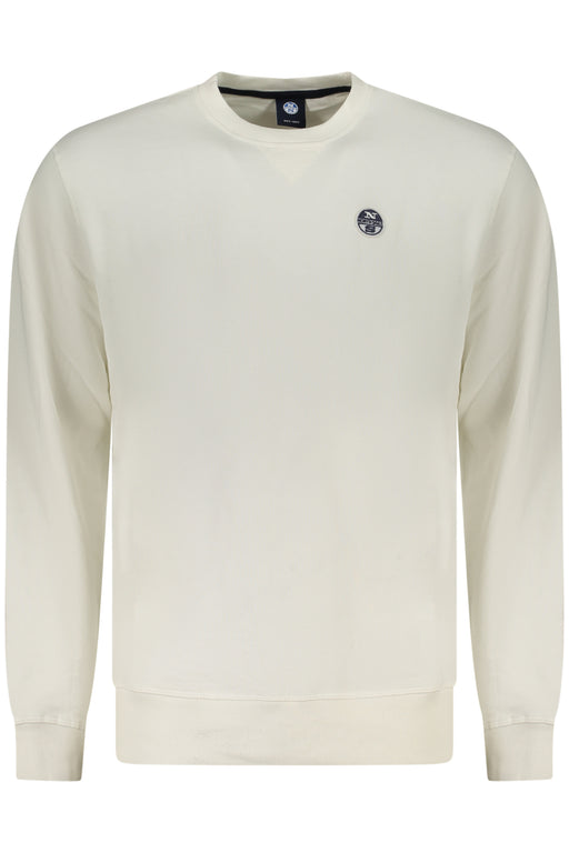 North Sails Mens Zip-Up Sweatshirt White