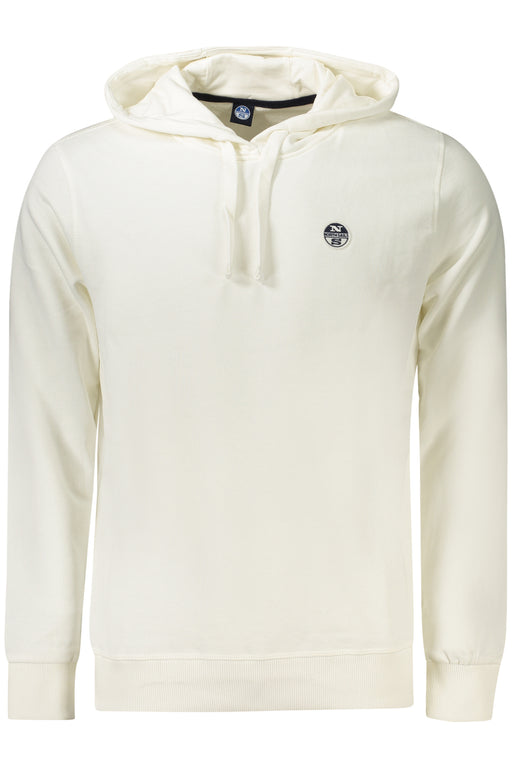 North Sails Mens Zip-Up Sweatshirt White