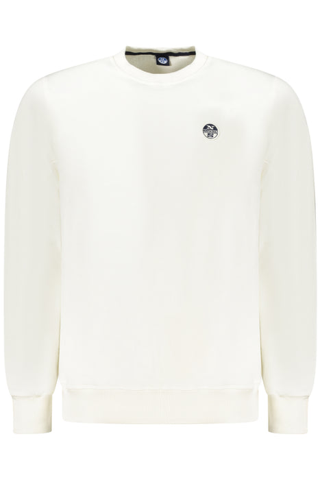 North Sails Mens Zip-Up Sweatshirt White
