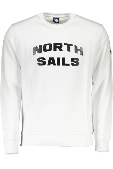 North Sails Mens Zip-Up Sweatshirt White