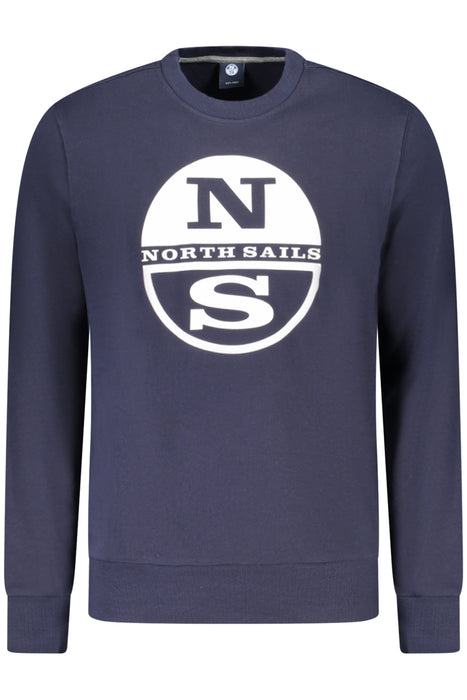 North Sails Mens Blue Zip-Up Sweatshirt