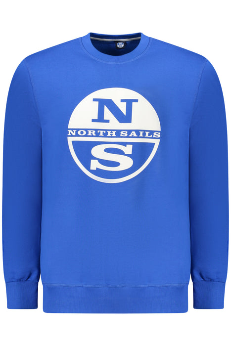 North Sails Mens Zip-Up Sweatshirt Blue