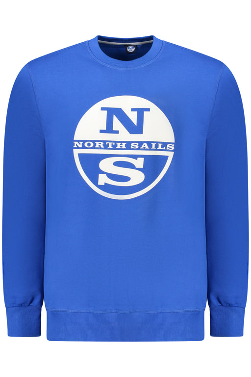 North Sails Mens Zip-Up Sweatshirt Blue