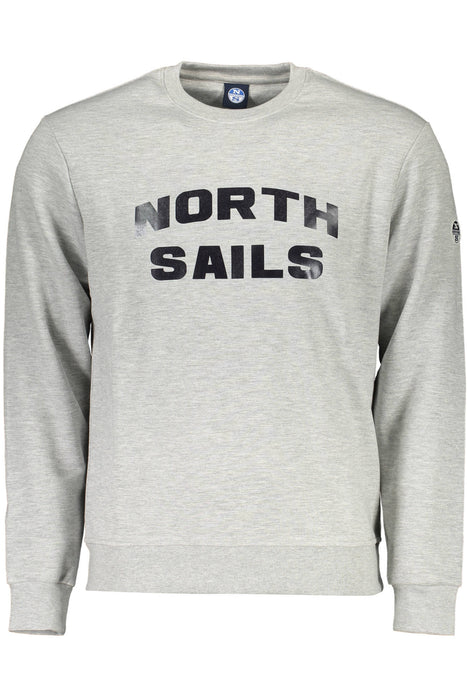 North Sails Mens Zip-Up Sweatshirt Grey