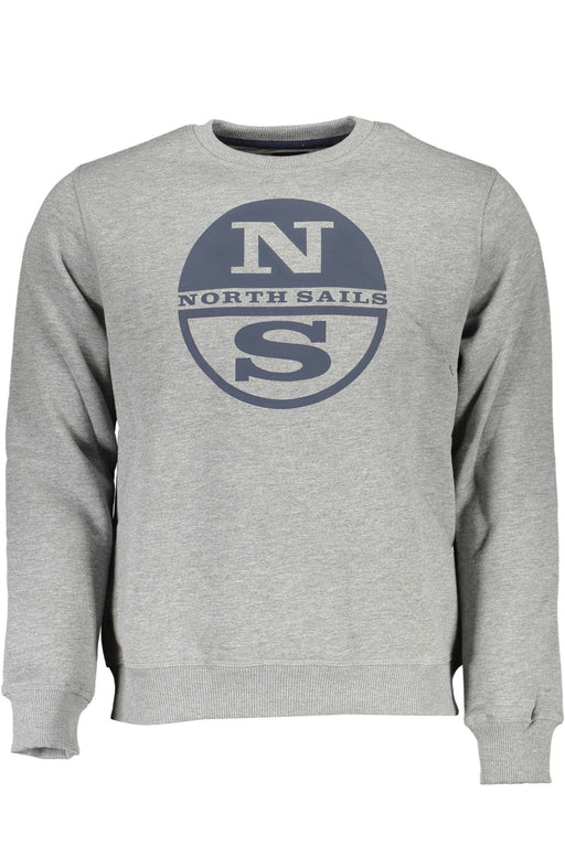 North Sails Man Gray Sweatshirt Without Zip