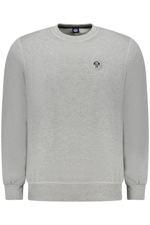 North Sails Mens Zip-Up Sweatshirt Grey