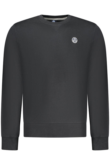 North Sails Mens Black Zip-Up Sweatshirt