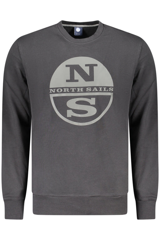North Sails Mens Black Zip-Up Sweatshirt