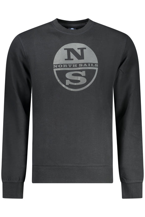 North Sails Mens Black Zip-Up Sweatshirt