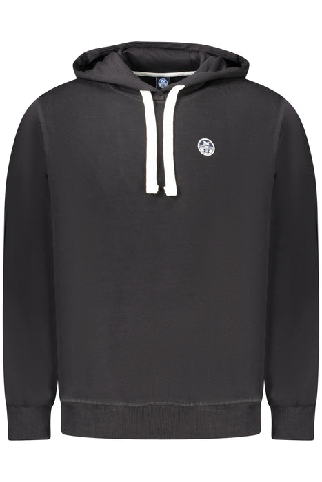 North Sails Mens Black Zip-Up Sweatshirt