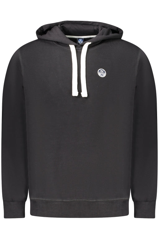 North Sails Mens Black Zip-Up Sweatshirt