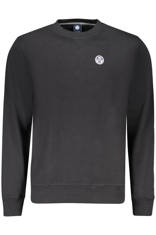 North Sails Mens Black Zip-Up Sweatshirt