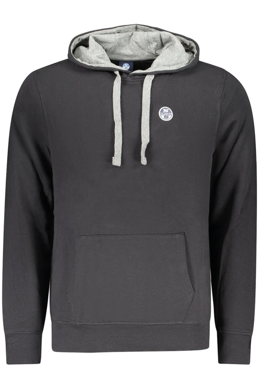 North Sails Mens Black Zip-Up Sweatshirt