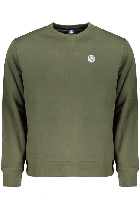 North Sails Mens Zip-Up Sweatshirt Green