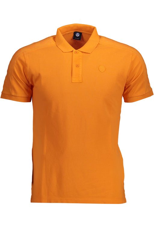 North Sails Short Sleeve Polo Shirt Man Orange
