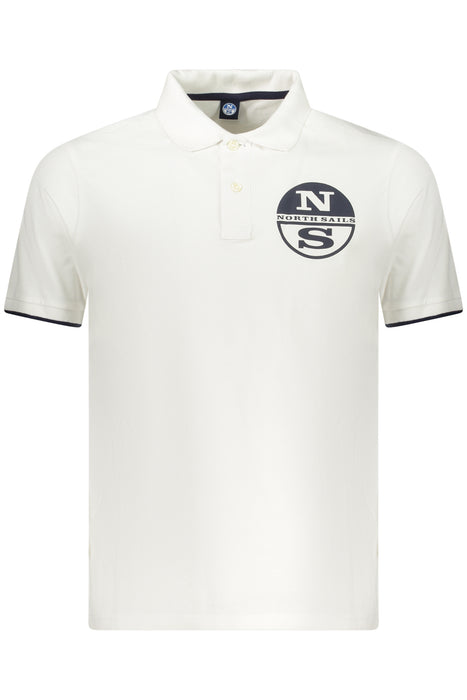 North Sails Mens Short Sleeve Polo White